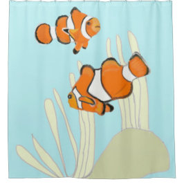 Clownfischdusche Duschvorhang