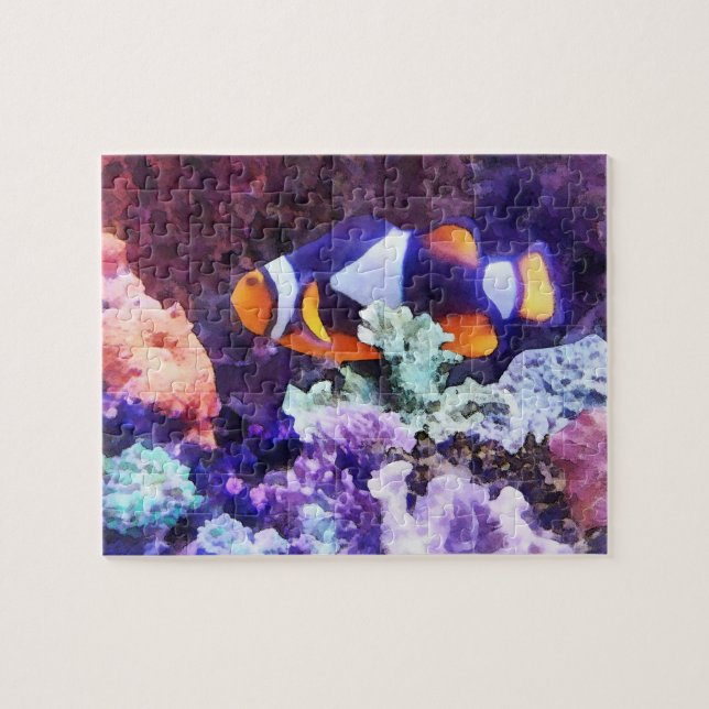 Clownfische und Korallen Puzzle (Horizontal)