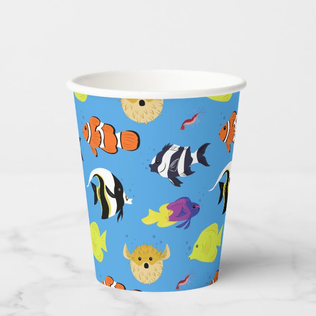 Clownfish and Friends Paper Cup Pappbecher (Vorderseite)