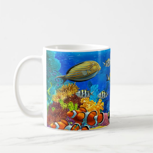 Clownfish Design Coffee Tasse Cup (Links)