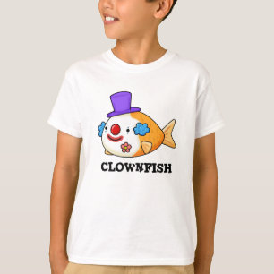 Clownfish Funny Animal Fish Puff T-Shirt