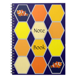 Clownfish Handgezeichnete Kunst Notizblock