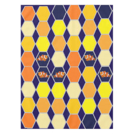 Clownfish Handgezeichnete Kunst Tischdecke