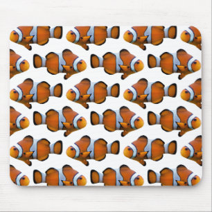 Clownfish Raserei Mousemat (weiß) Mousepad