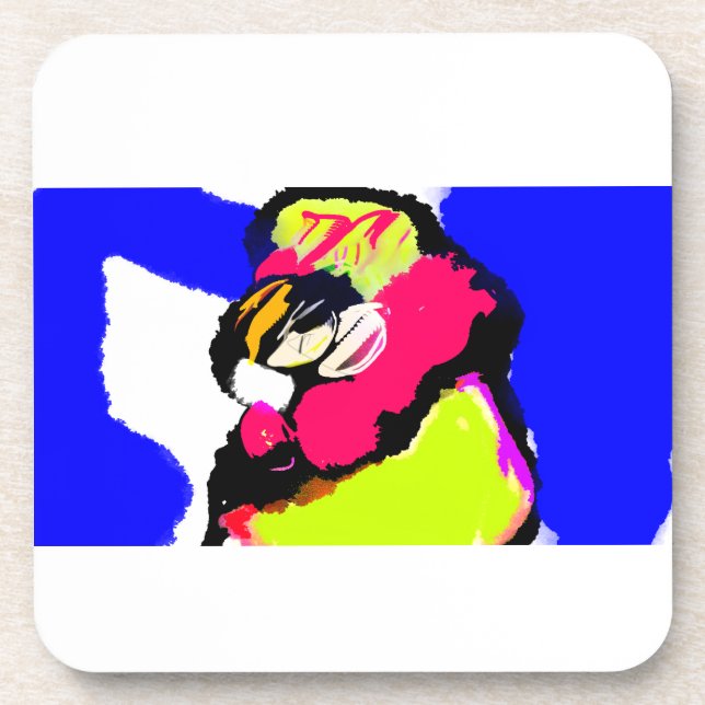 Clownfish summer  getränkeuntersetzer (Vorderseite)