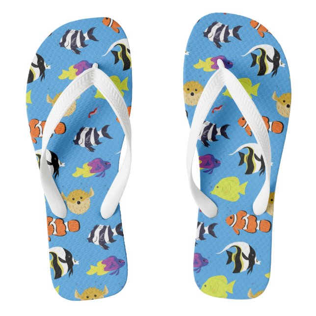 Clownfish und Freunde Flip Flops (Fußbett)