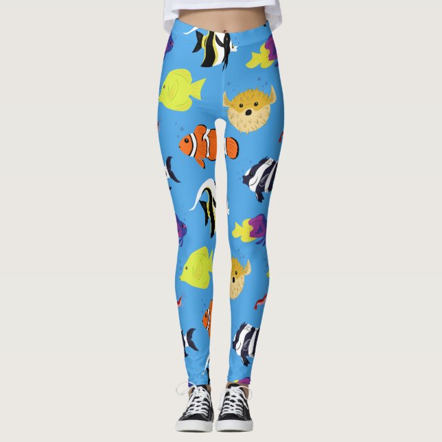 Clownfish und Freunde Leggings (Vorderseite)