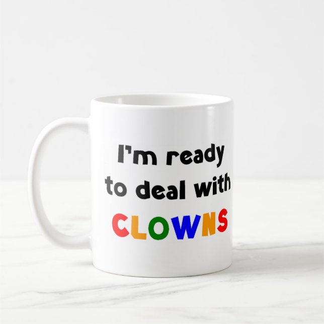 Clowngeschäft Kaffeetasse (Links)