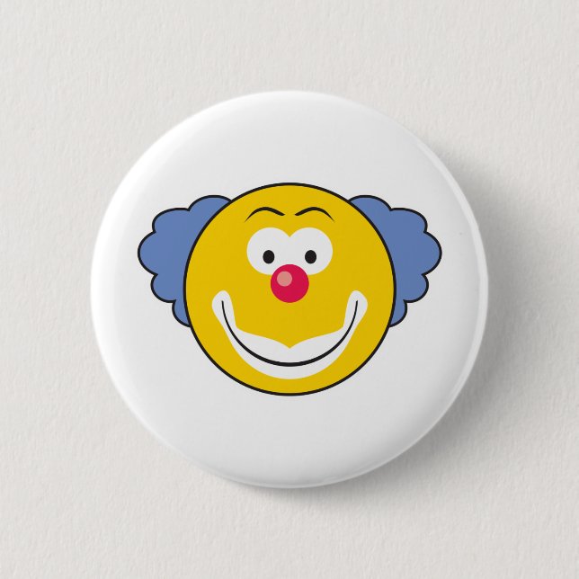Clowngesicht Button (Vorderseite)