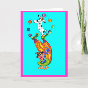 Clowning around (innen leer) karte