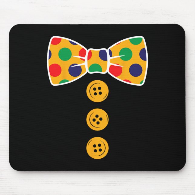 Clownkostüm Halloween Funny Circus Clown Geschenk Mousepad (Vorne)