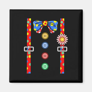 Clownkostüm Halloween Magnet