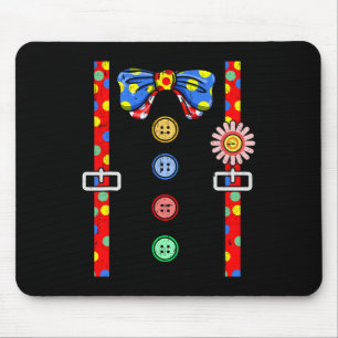 Clownkostüm Halloween Vintag Mousepad