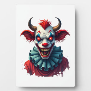 Clownkuh des Terrors Fotoplatte