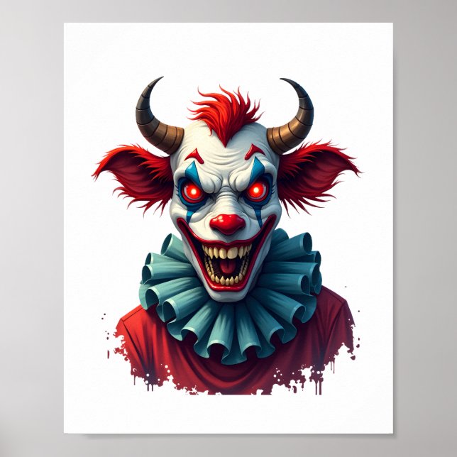 Clownkuh des Terrors Poster (Vorne)