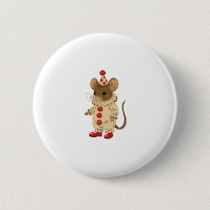 Clownmaus Button