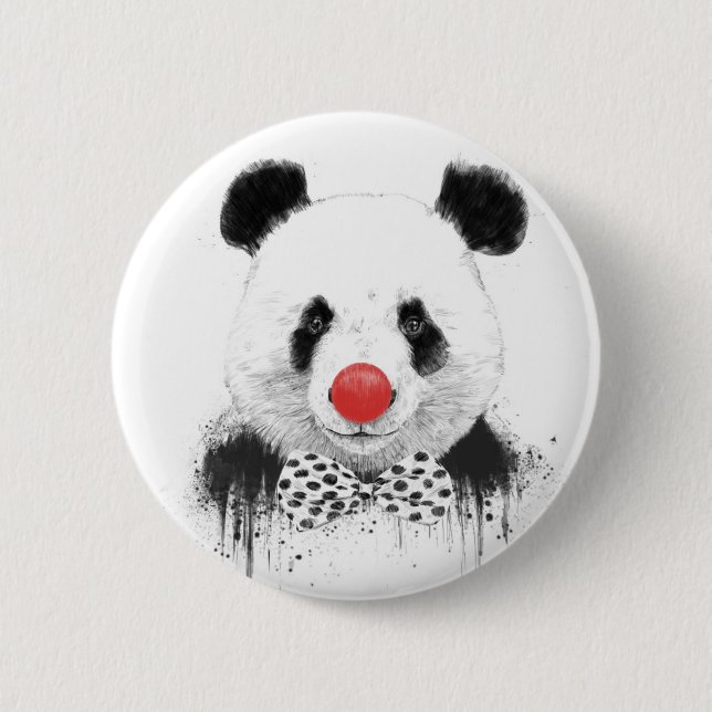 Clownpanda Button (Vorderseite)
