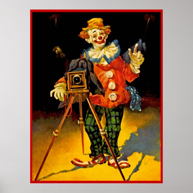 Clownpostermalerei 16 poster (Vorne)
