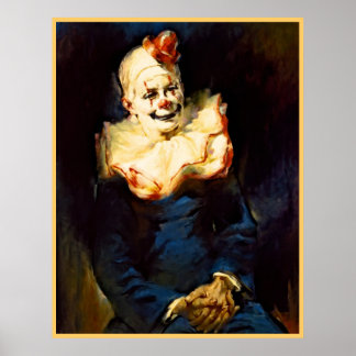 Clownpostermalerei 9 poster