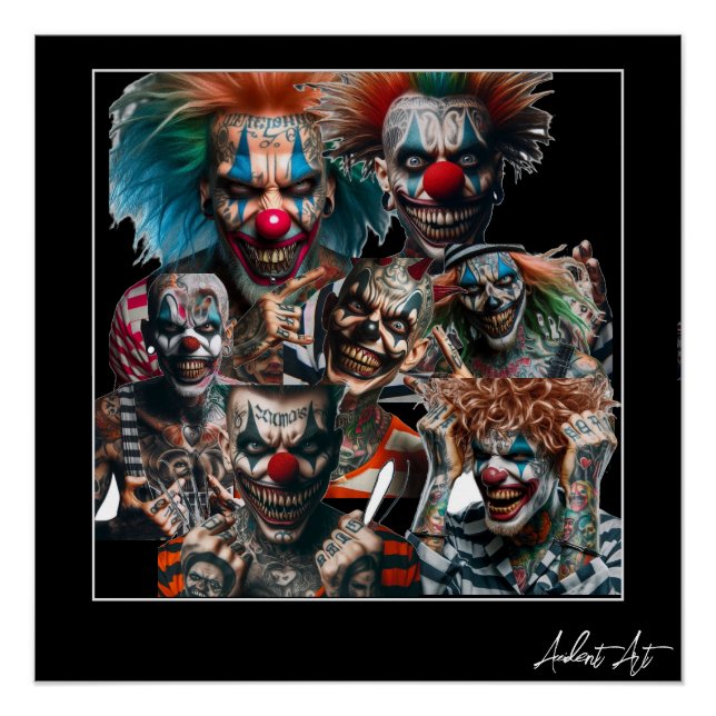 Clowns anderer Art von Chuck Vest Poster (Vorderseite)