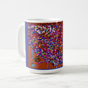 Clowns-Blumenlandschaft-Tasse Kaffeetasse