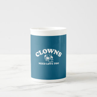 Clowns brauchen auch Liebe Prozellantasse