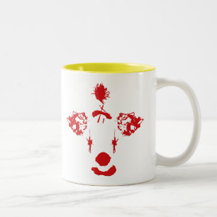 Clowns ließen mich es tun zweifarbige tasse