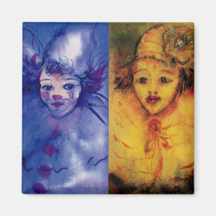 CLOWNS SAMMLUNG / Venezianischer Masquearde Ball Magnet