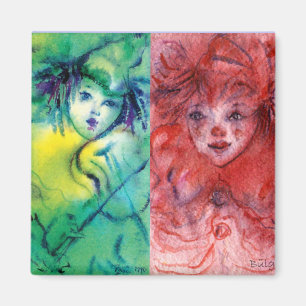 CLOWNS SAMMLUNG / Venezianischer Masquearde Ball Magnet