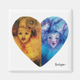 CLOWNS SAMMLUNG / Venezianischer Masquearde Ball Magnet