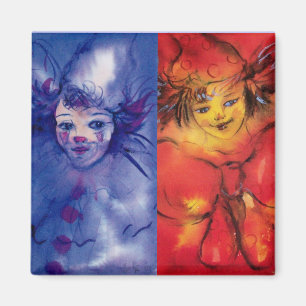 CLOWNS SAMMLUNG / Venezianischer Masquearde Ball Magnet