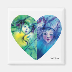 CLOWNS SAMMLUNG / Venezianischer Masquearde Ball Magnet