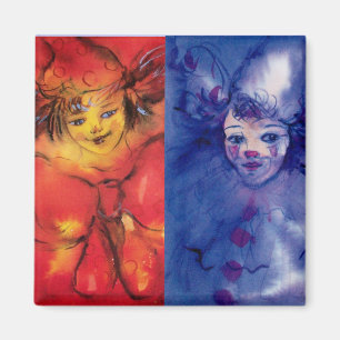 CLOWNS SAMMLUNG / Venezianischer Masquearde Ball Magnet