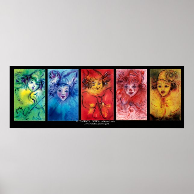 CLOWNS SAMMLUNG / Venezianischer Masquearde Ball Poster (Vorne)