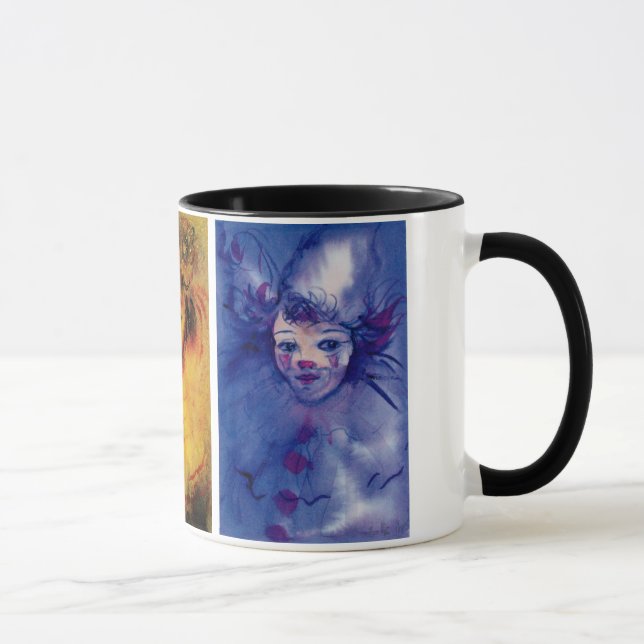 CLOWNS SAMMLUNG / Venezianischer Masquearde Ball Tasse (Rechts)