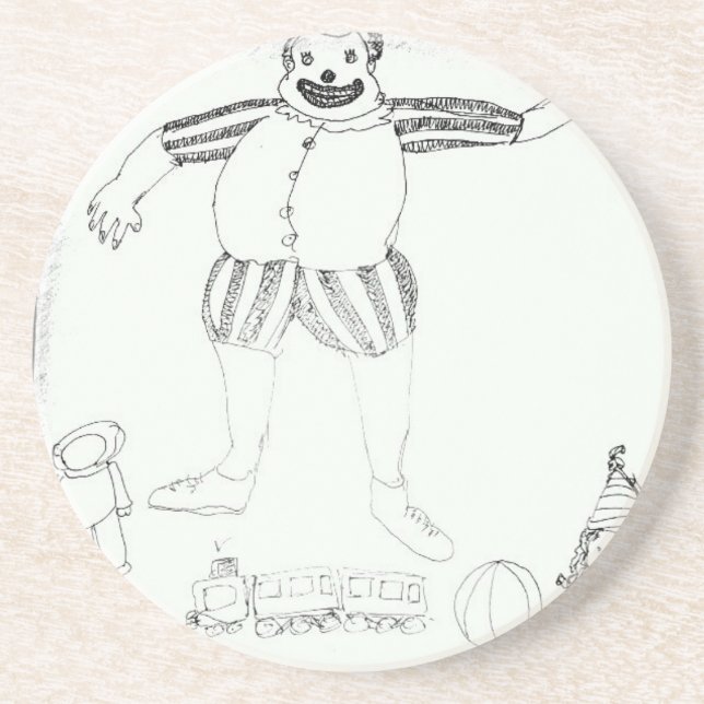 Clowns sind da getränkeuntersetzer (Vorne)