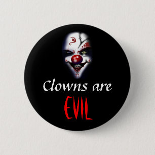 Clowns sind schlecht button
