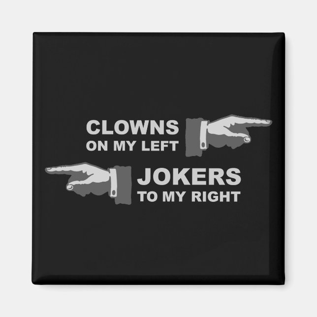 Clowns und Joker Magnet (Vorne)
