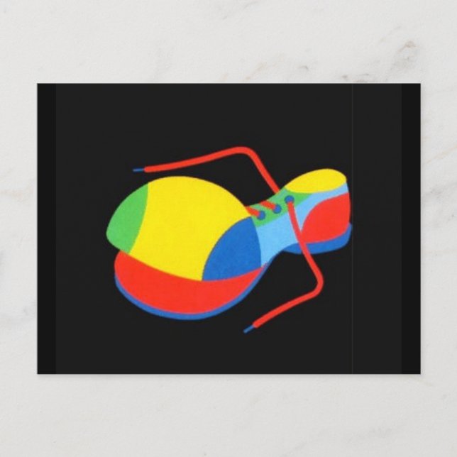 Clownschoe Postkarte (Vorderseite)
