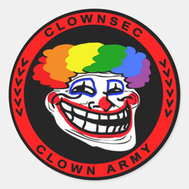 Clownsec Troll Sticker (Vorderseite)