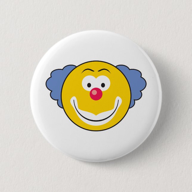 Clownsgesicht Button (Vorderseite)
