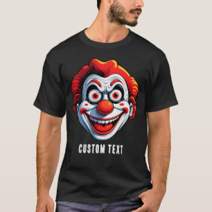 Clownsgesicht im Cartoon-Stil T-Shirt