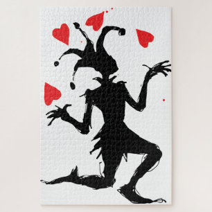 Clownspiel mit Herz Puzzle