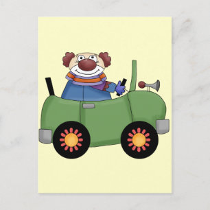 Clownwagen Postkarte