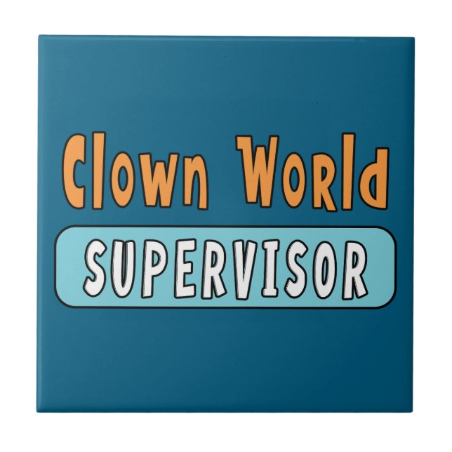 Clownweltberater Fliese (Vorderseite)