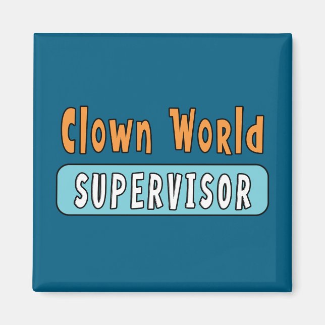 Clownweltberater Magnet (Vorne)
