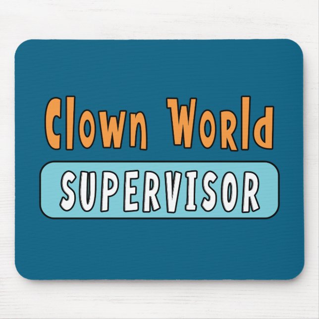 Clownweltberater Mousepad (Vorne)