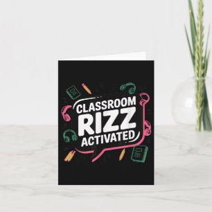 Clroom Rizz aktiviert, Gen Z Alpha, zurück zur Sch Karte