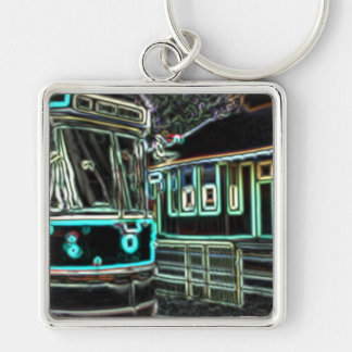 CLRV Neon at stn Großer Premium Schlüsselanhänger