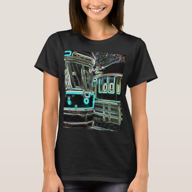 CLRV Neon at stn Womens Basic T - Shirt (Vorderseite)